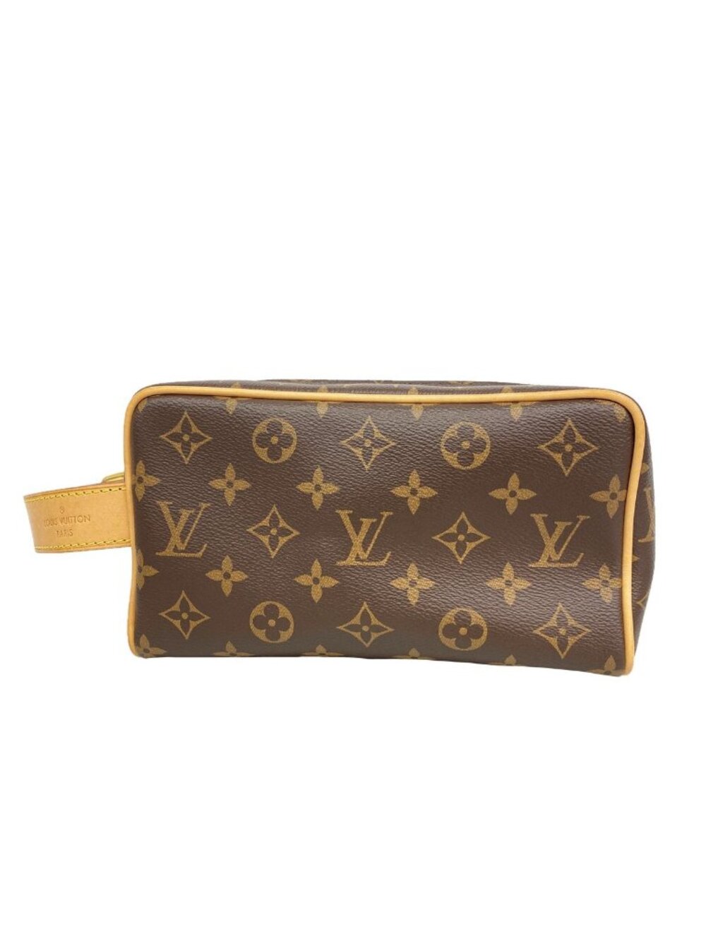 Louis Vuitton Clutch Monogram Rocker Dopp Kit Brown